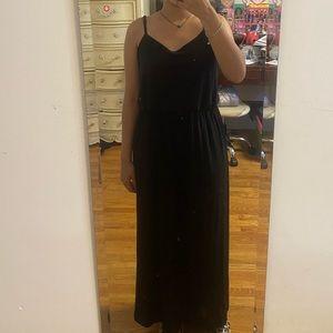 Black maxi dress